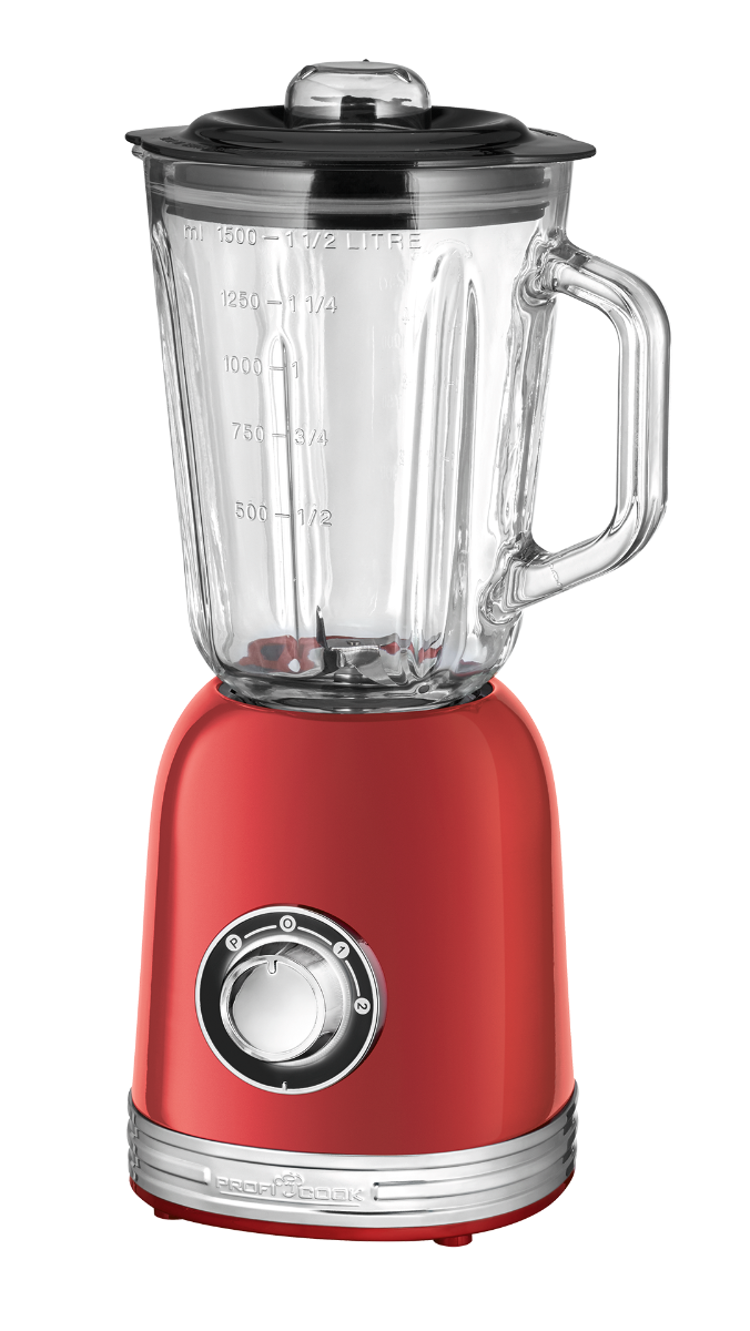 

Блендер стационарный Profi Cook PC-UM 1195 Red с чашей (800Вт, 1500мл, Германия), Красный