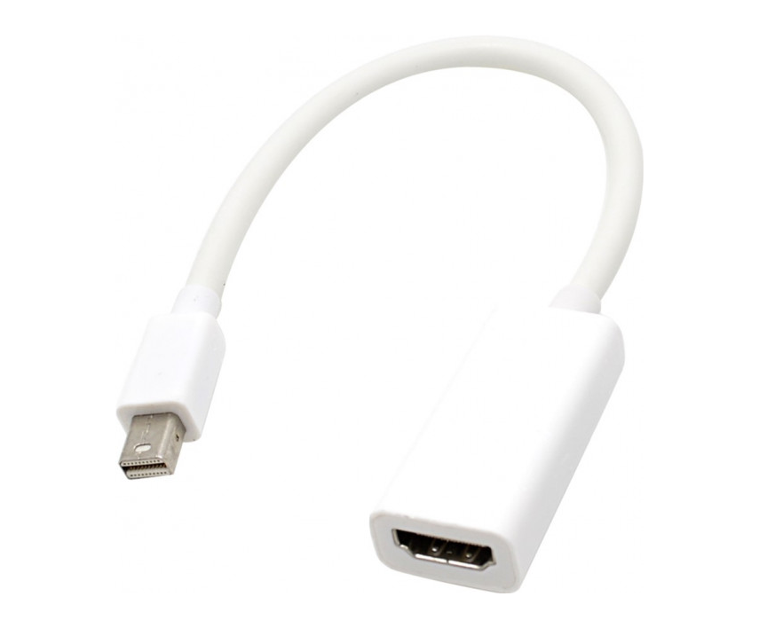 

Адаптер STLab Mini DisplayPort (Thunderbolt) Male - HDMI Female 0.18 м, HD 1080P, для Apple Mac Белый