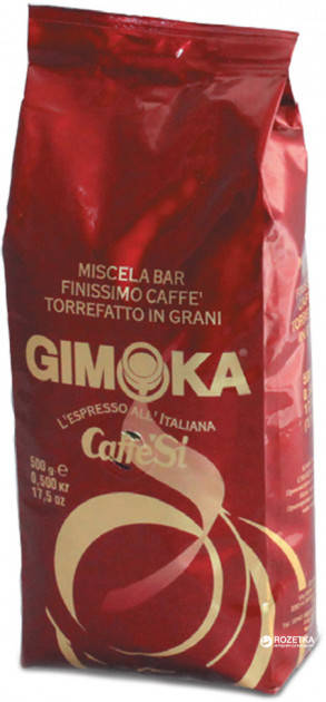 

Кофе в зернах Gimoka (красная) CaneSi Gran Bar, 500г Италия