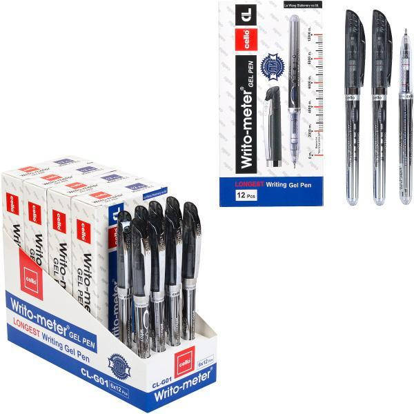 

Ручка гелевая Cello 1500 черная