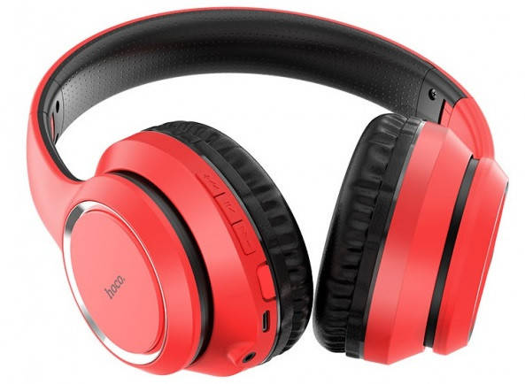 

Наушники Bluetooth HOCO Journey Hi-Res W28, красные, Красный