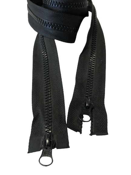 

Застібка (блискавка) "Тракторна" "Роз'ємна" Двохзамкова №5 90см S-580 чорний, Коричневый