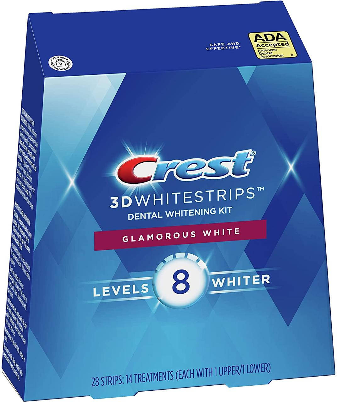 

Відбілювальні полоски 3D White Whitestrips Glamorous White (28 шт)