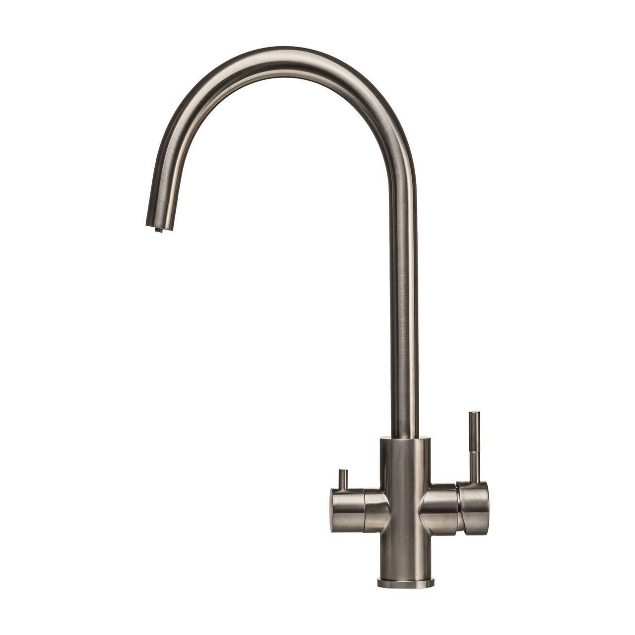 

Кухонный смеситель Globus Lux ALPEN SUS-0333-1 с подкл. к фильтру, Сталь