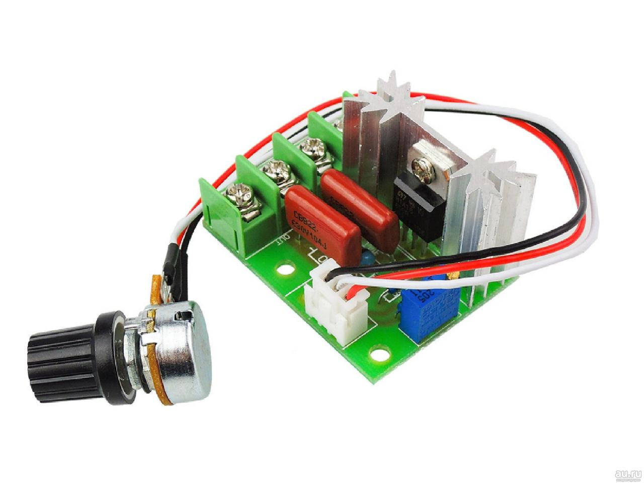 

Регулятор мощности,напряжения, Диммер 50-220V 2000W с выносным регулятором