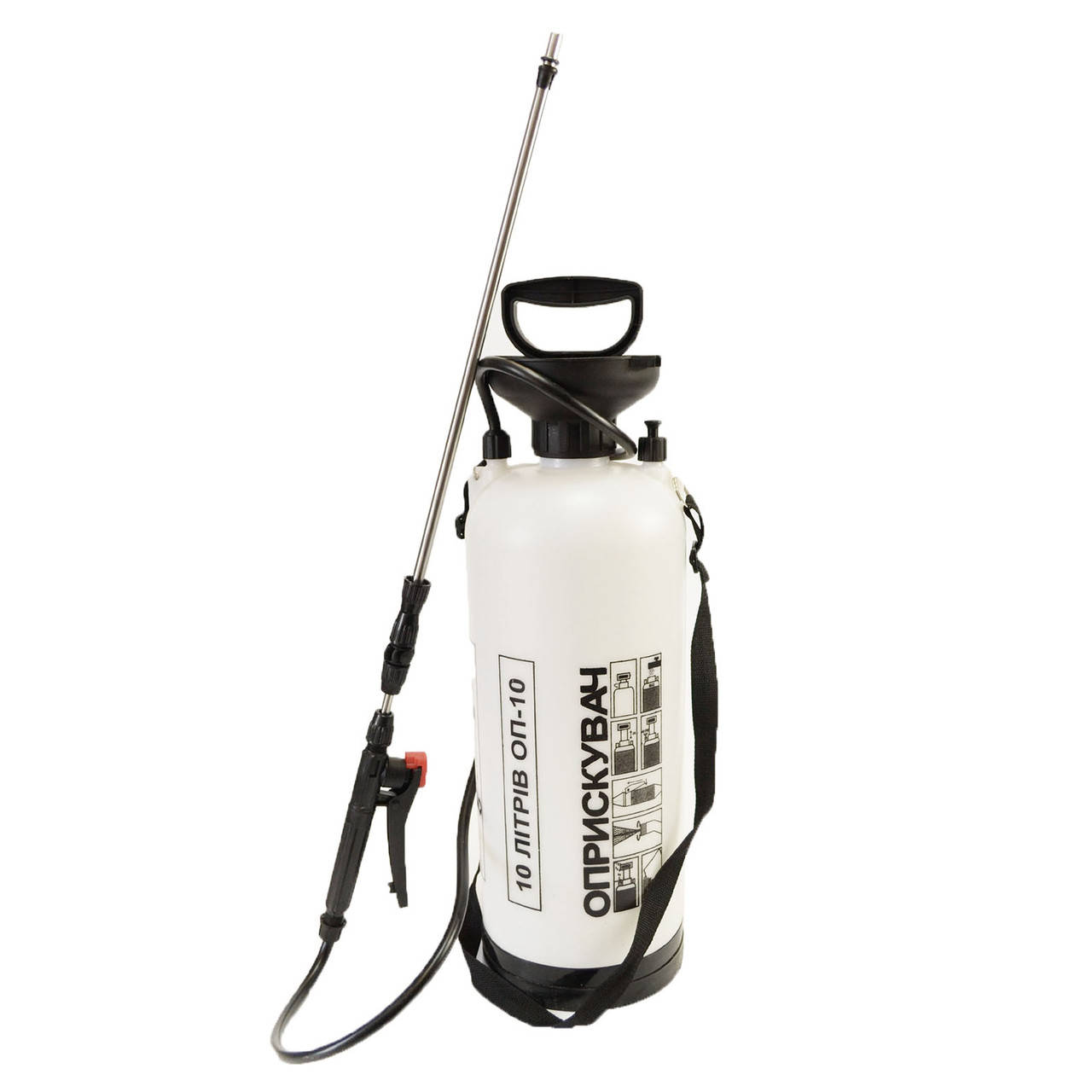 

Опрыскиватель Форте 10 л (ОП-10) пневматический бачок садовый, Белый