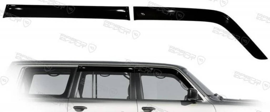 

Дефлекторы окон (ветровики) Nissan Patrol Y61 1997-2010, VL - Cobra Tuning, N10998