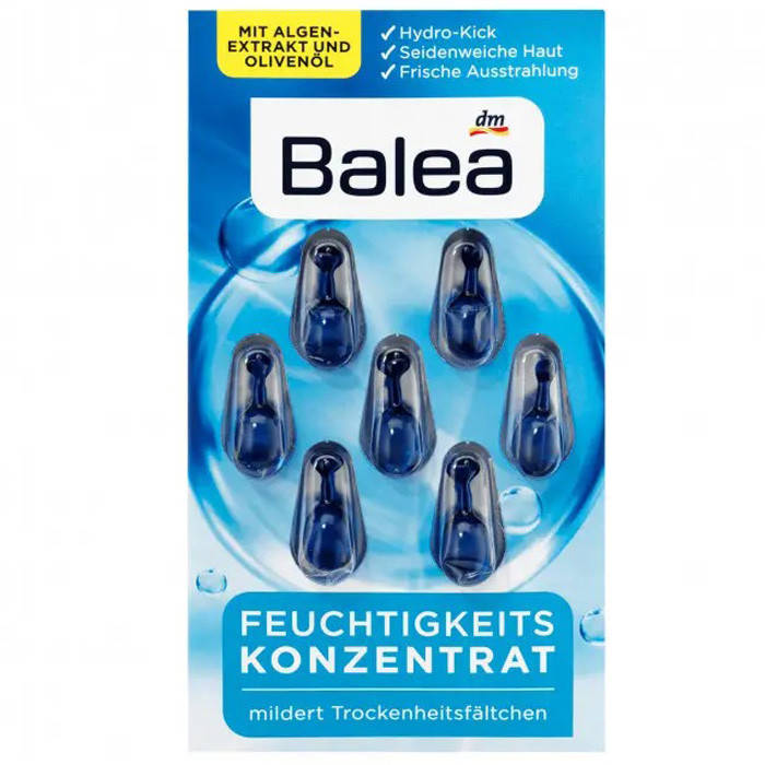 

Сыворотка-концентрат для лица Balea зволожуюча Feuchtigkeit капсулы 7 шт