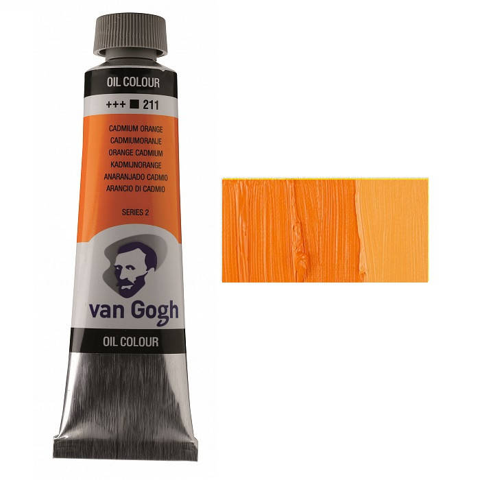 

Краска масляная Van Gogh (211) Кадмий оранжевый, 40 мл, Royal Talens
