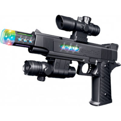 

Игрушечное оружие ZIPP Toys Пистолет свето-звуковой Colt 1911 , черный (828B)