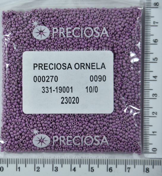 

Бисер PRECIOSA №10/0 натурал №23020 пакет 50 грамм уп=1пакет