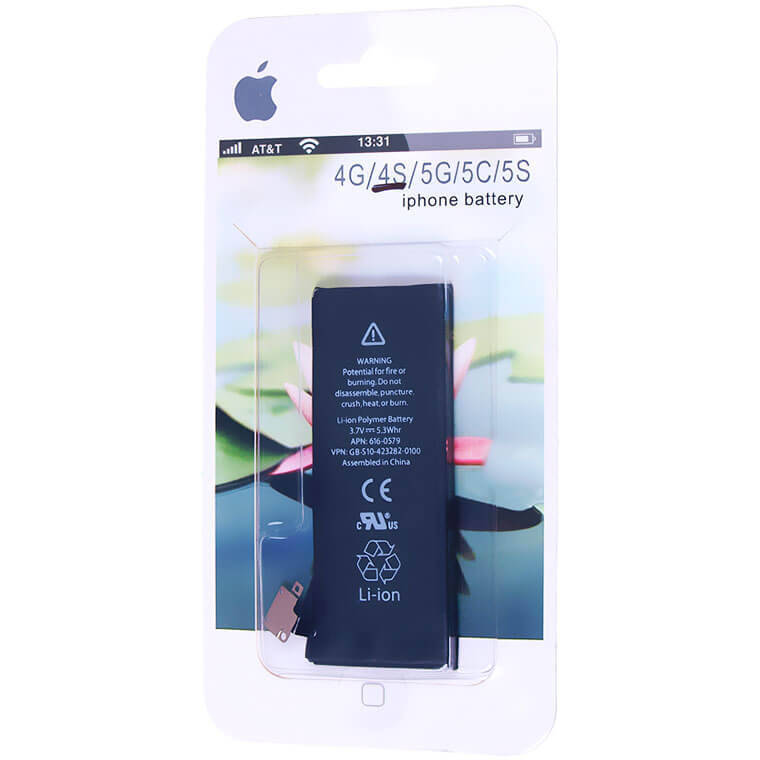 

Аккумулятор Apple iPhone 4G 1420 mAh AAA класс блистер