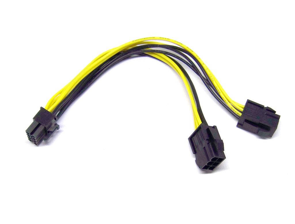 

Переходник 2 x 6pin to 8pin удлинитель PCI-Ex (видеокарта)