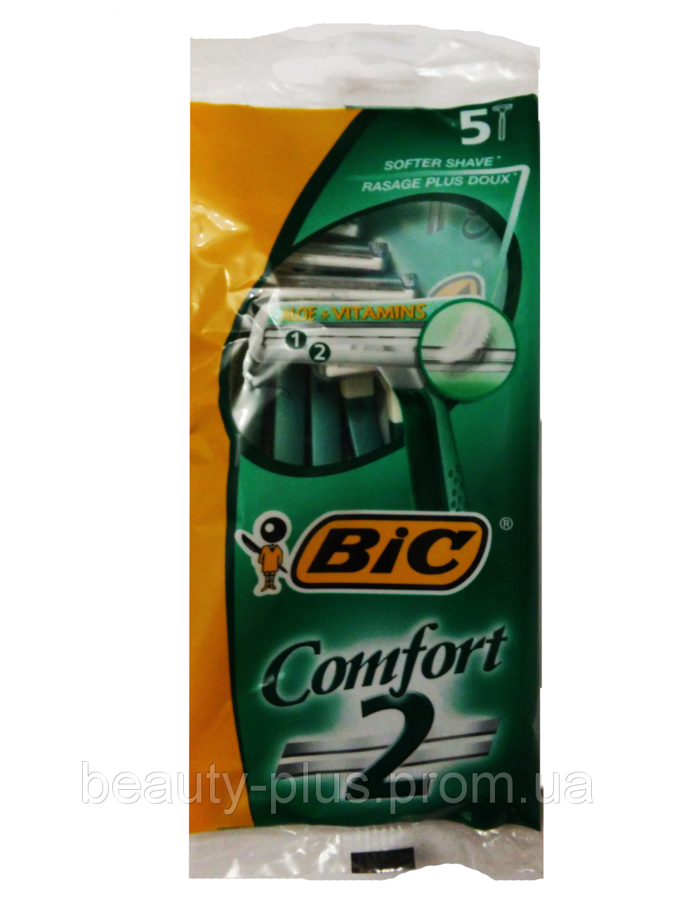 

BIC® мужские одноразовые станки BIC® 2 Comfort 1уп/5 шт