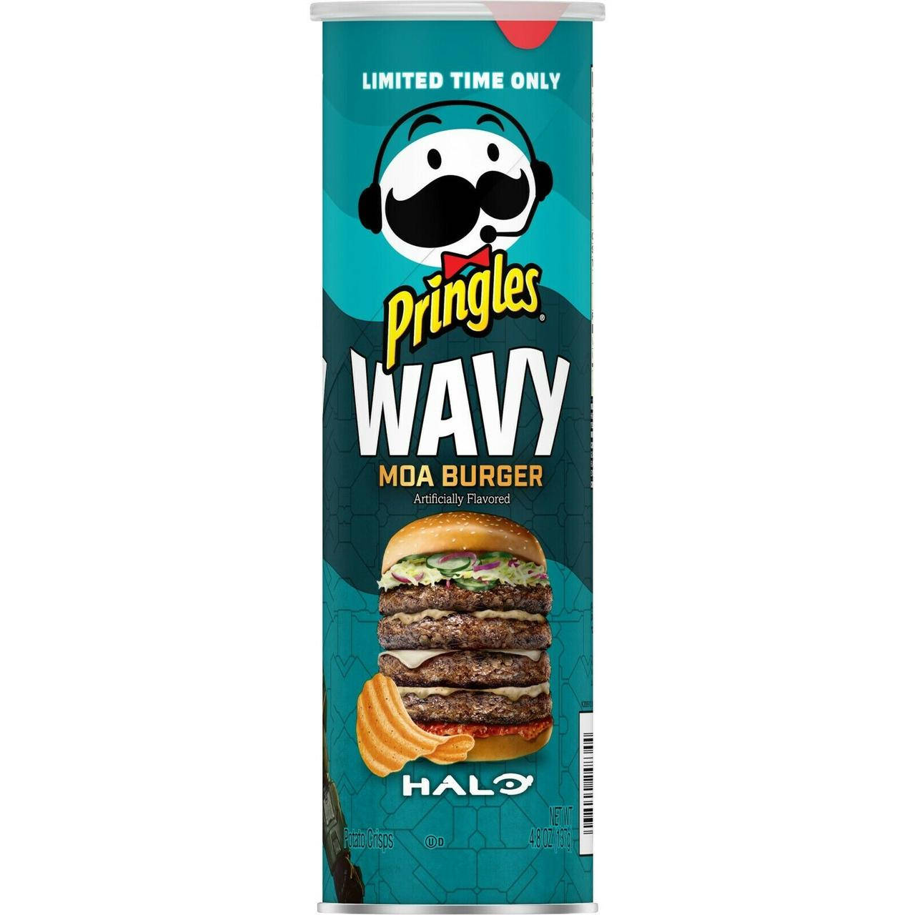 

Чипсы Pringles Wavy Moa Burger 137 g