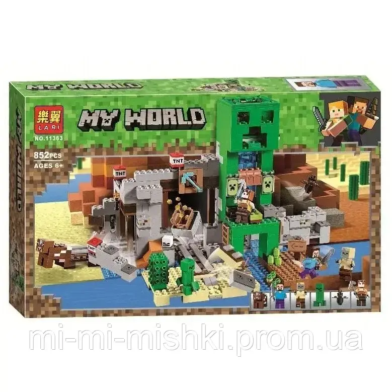 

Конструктор Лего Майнкрафт Шахта кріпера 21155 LEGO Minecraft The Creeper Mine