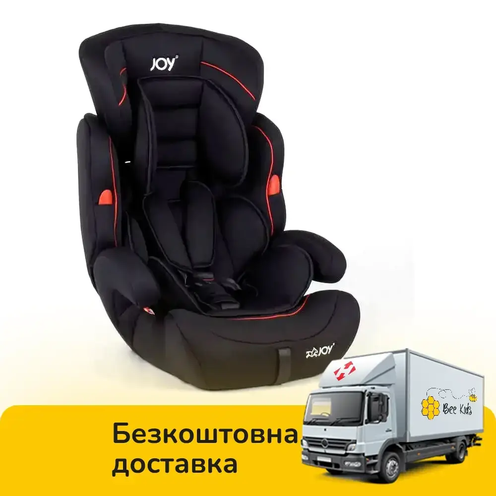 

Детское автокресло с бустером (группа 1-2-3, 9-36кг) JOY NB-2080 Черный