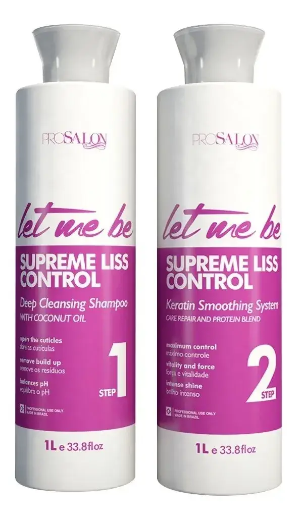 

Let me be Supreme Liss Control Набор для кератинового выпрямления 2х500 мл (разлив)