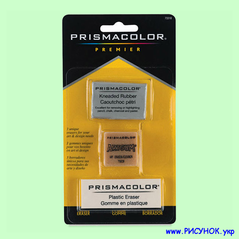 

PRISMACOLOR Три ластика в упаковке ERASER MULTI-PACK