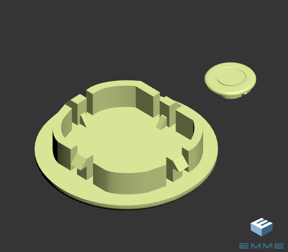 

Заглушка парктроника Mitsubishi Outlander (под покраску)