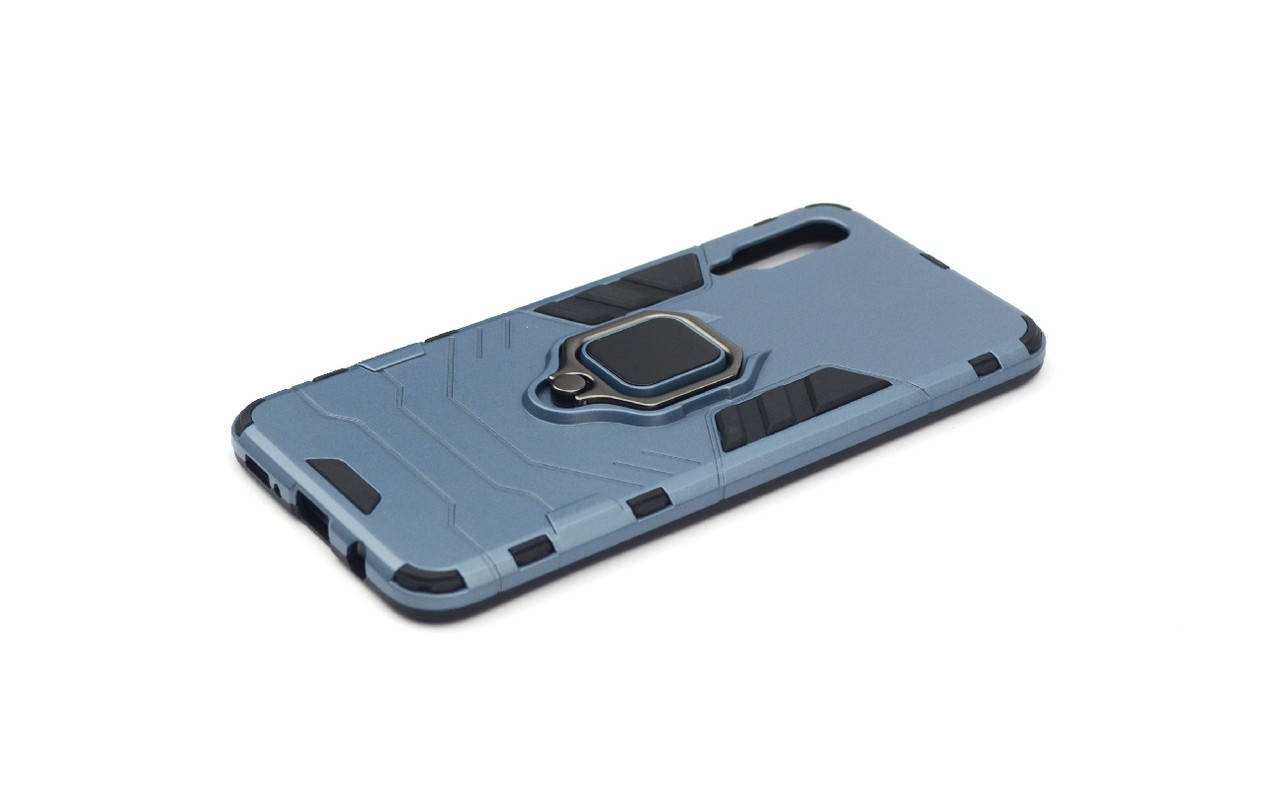 

Бронированный чехол для Samsung Galaxy A30s / A50s с кольцом Navy Blue (Самсунг А30s), Серый