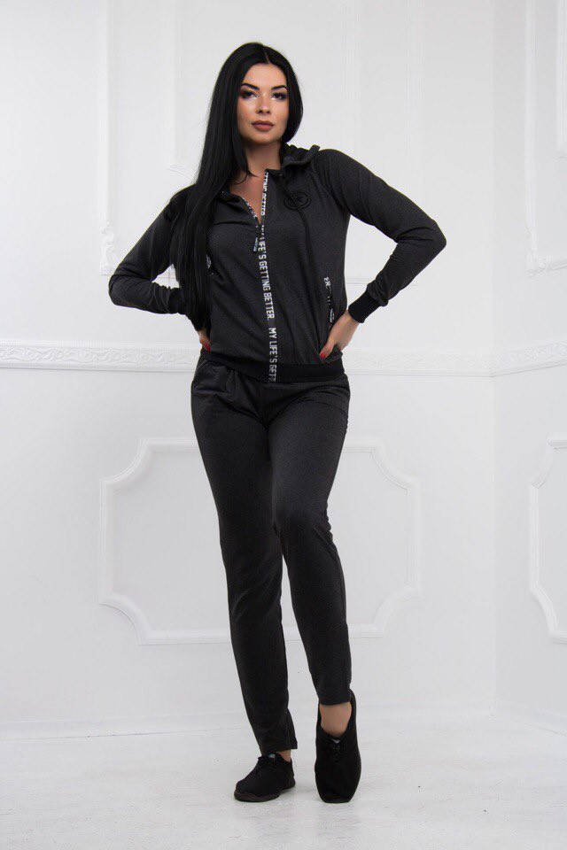 

Женский Спортивный костюм с капюшоном