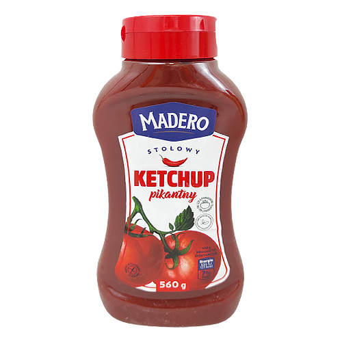 

Кетчуп Мадеро гострий Madero pikantny 560g 12шт/ящ (Код : 00-00003701)