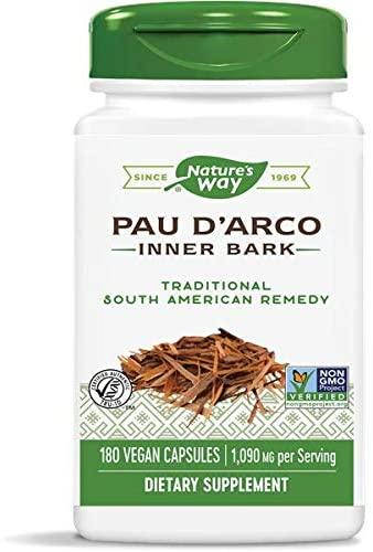 

Пау де арко кора муравьиного дерева Nature's Way Pau D'Arco 1090 mg 180 капсул