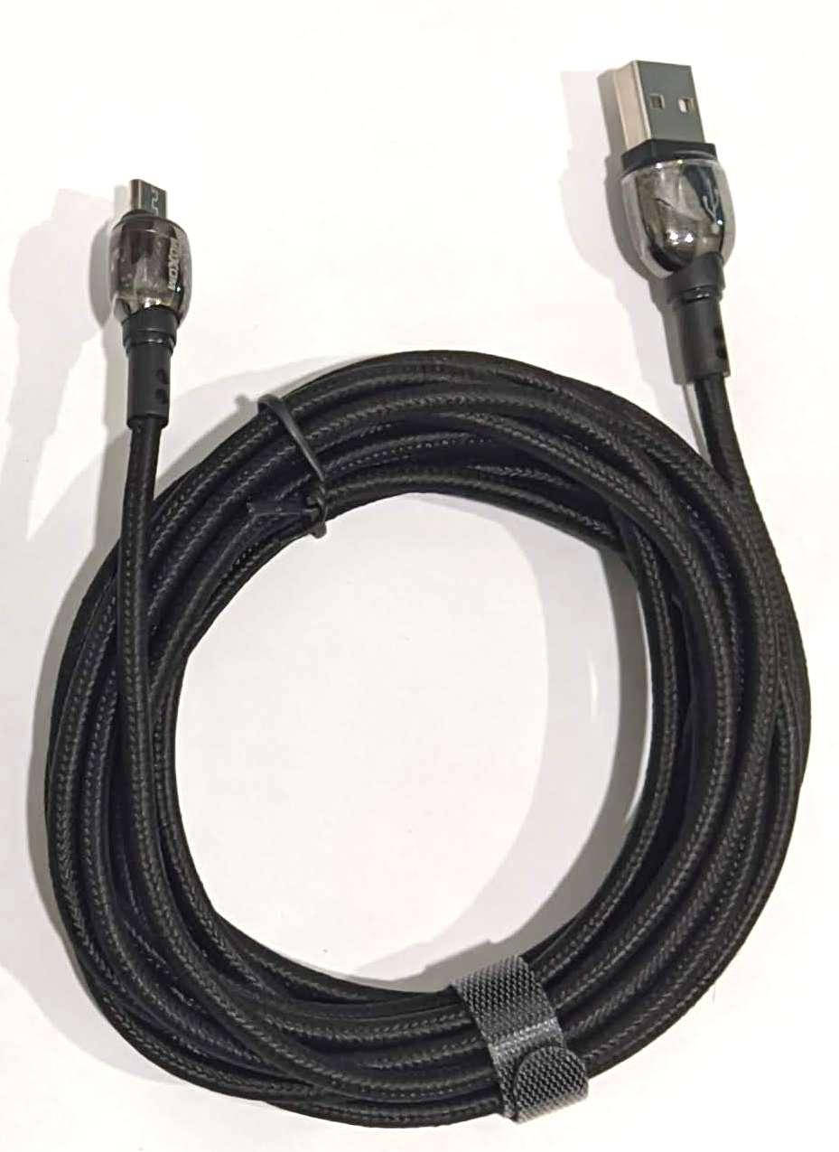 

USB кабель Moxom MX-CB44 microUSB 4м black