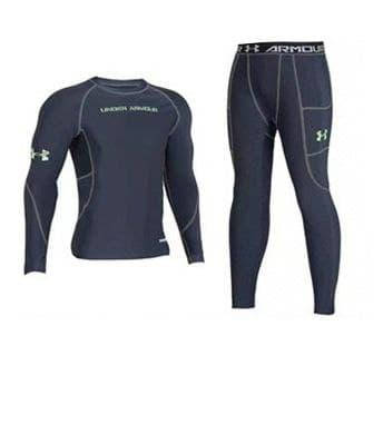

Термобельё мужское Under Armour тёмно-серого цвета, Серый