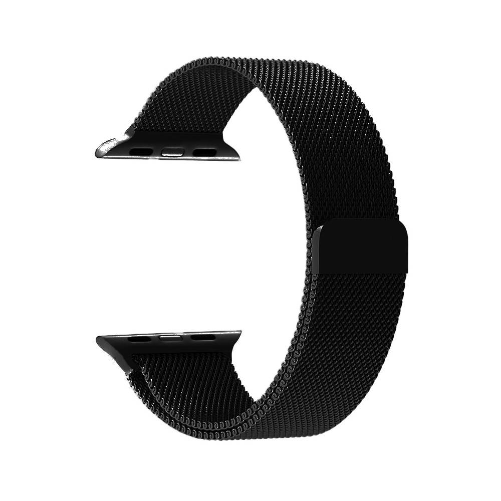 

Ремешок Миланская Петля Apple Watch 42/44/45 mm Black (17)