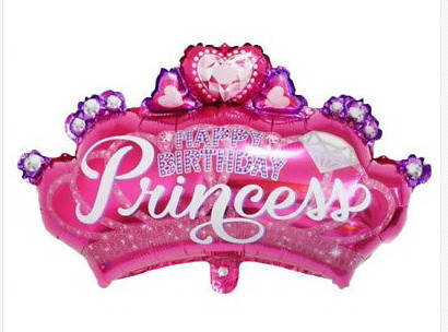 

Фольговані фігурні кулі "Корона Princess" Размер:74см*50см.