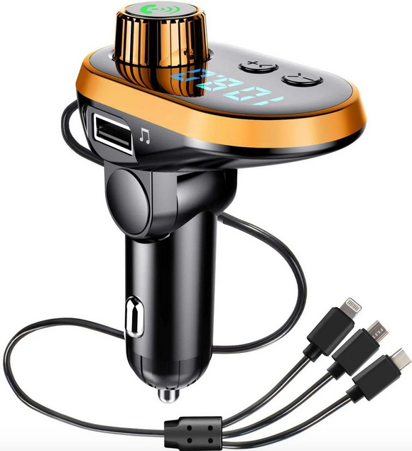 

Трансмиттер FM Car Q15 BT TYPE-C/V8/IP