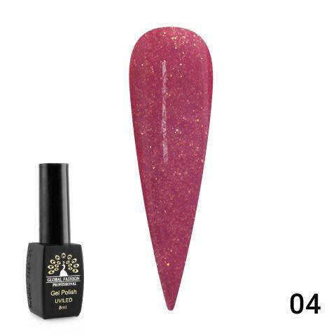 

Гель лак OPAL Global Fashion 04, 8 мл (дымчато-брусничный)