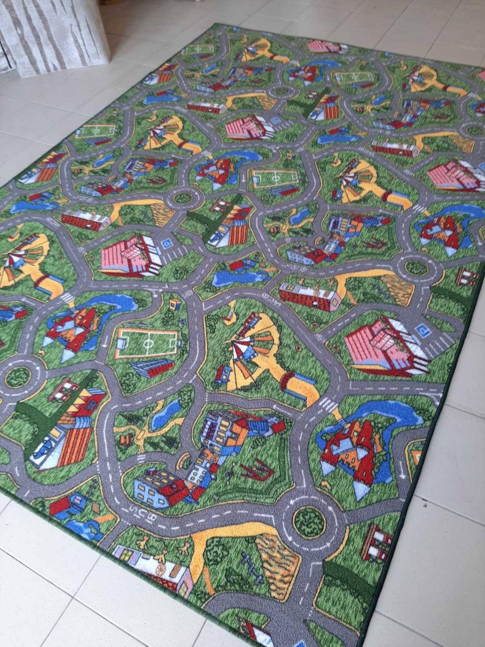 

Детский ковер на войлоке Лунапарк. (дороги) 2 x 3 м