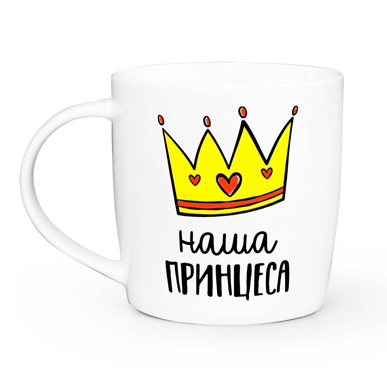 

Чашка Kvarta Наша принцеса 360 мл белая 1948