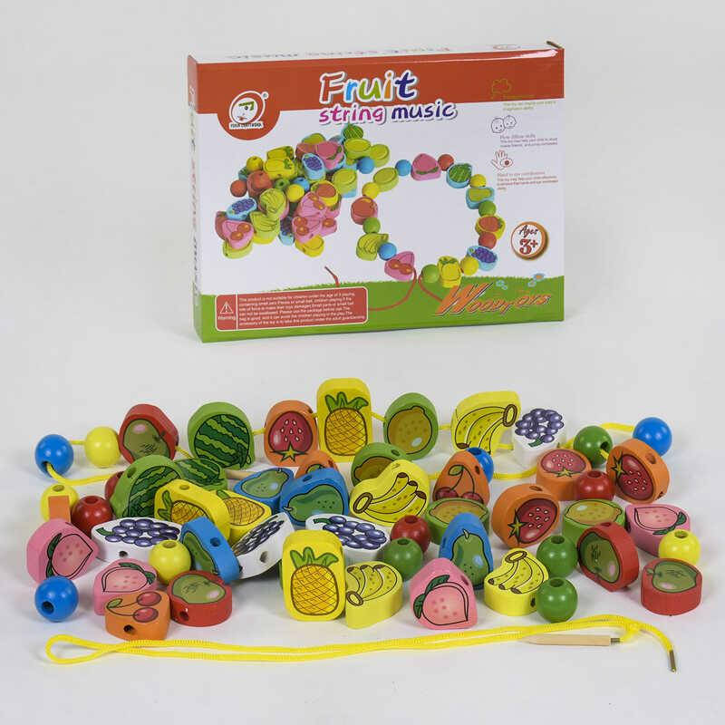 

Деревянная игра "Шнуровка" С 39123 в коробке