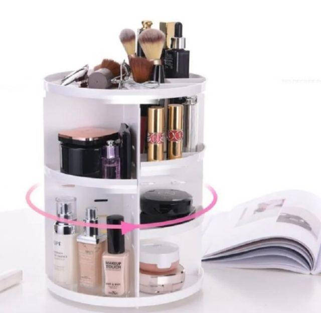 

Вращающийся органайзер для хранения косметики beauty box 360° Rotation