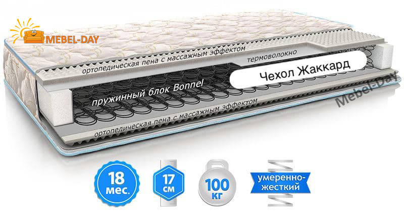

Матрас двусторонний EMM ЭКО 42 90х190