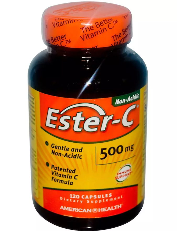 

Эстер-С, Витамин С, Ester-C, American Health, 500 мг, 120 капсул