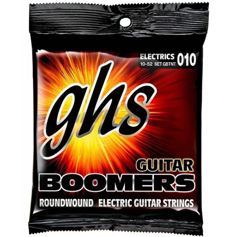 

Струны для электрогитары GHS GBTNT Boomers Thin/Thick Electric Guitar Strings 10/52