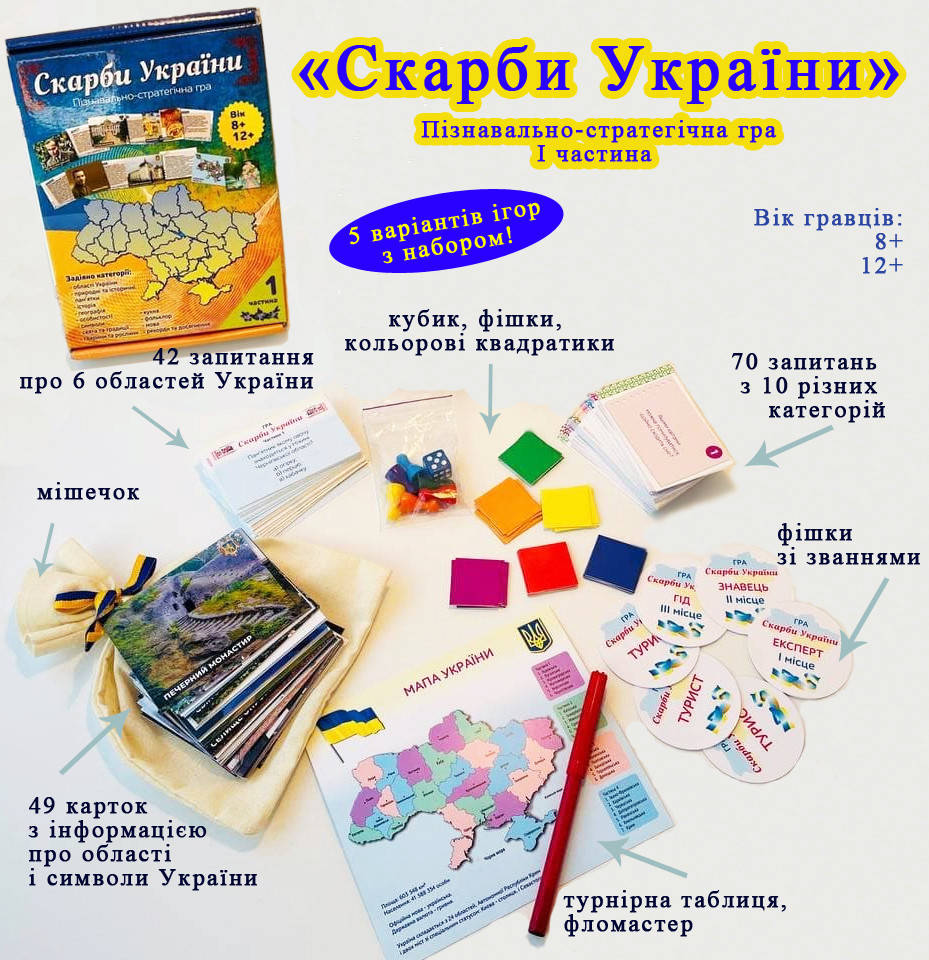

Скарби України - познавательно-стратегическая игра