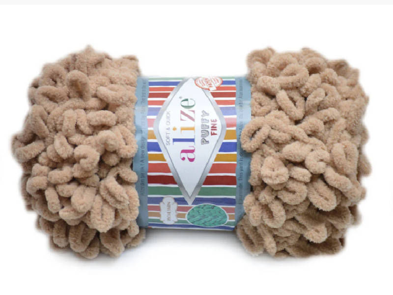 

Alize Puffy Fine NEW, Пустынный №415, Бежевый