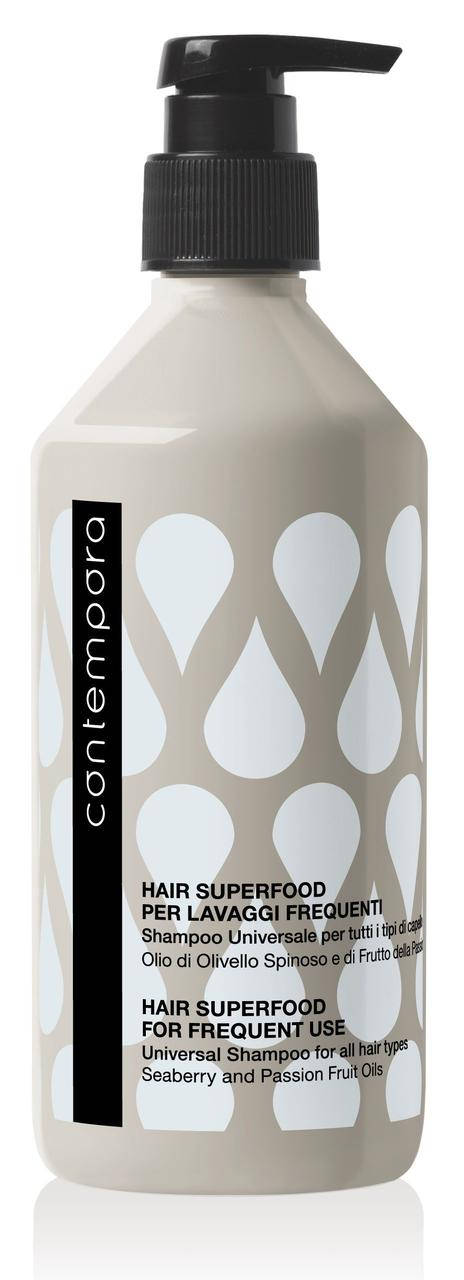 

Шампунь для волос 500мл универсальный с маслом облепихи и маракуйи Contempora Barex