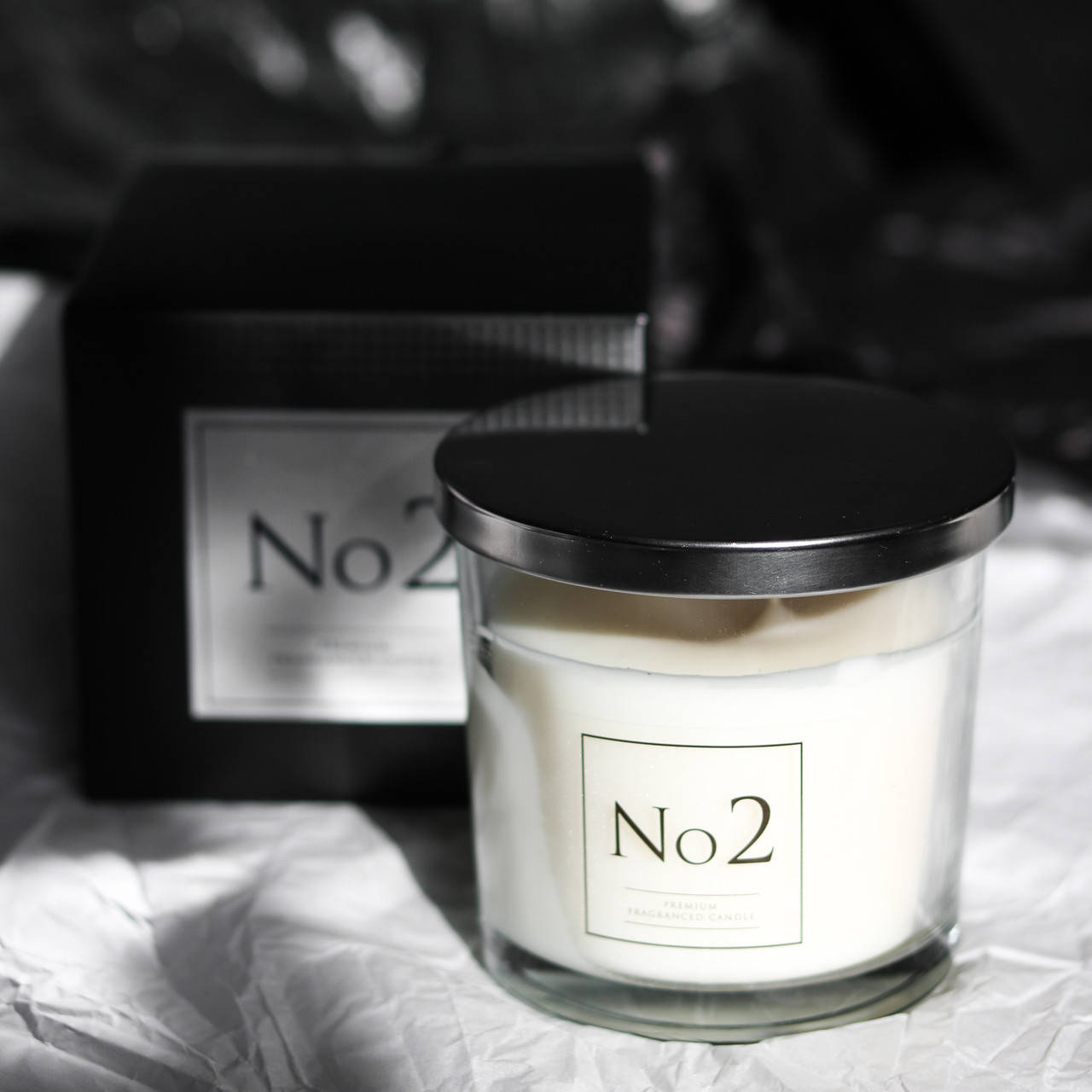 

Свеча ароматическая в стекле Премиум №2 для дома Bispol два фитиля