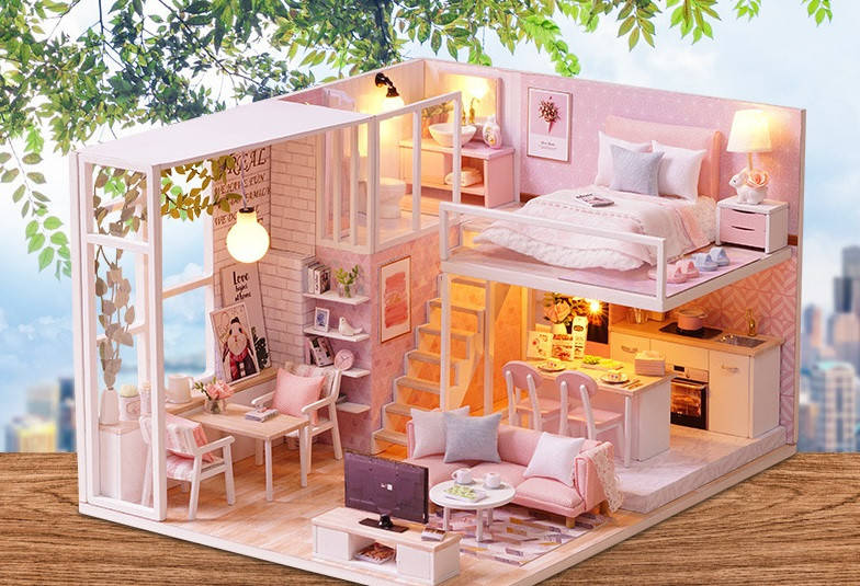 

Румбокс 3D конструктор миниатюрный дом DIY house Quiet Life