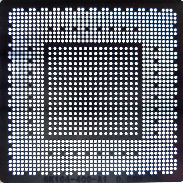 

Трафарет BGA nVidia GK106-400-A1, GM206-250-A1 0.5mm