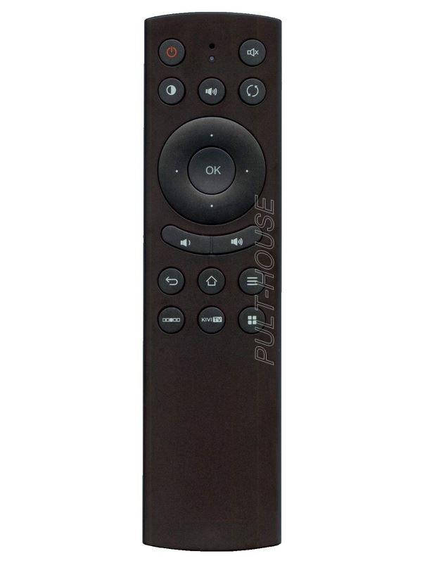 

Пульт для телевизора Kivi RC80 IR (без голосового управления), Черный