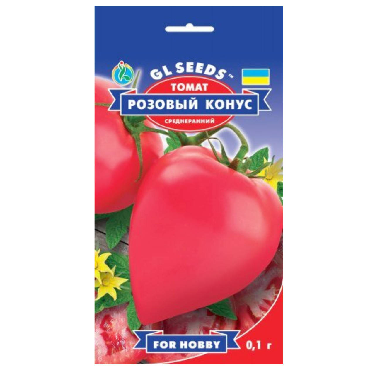 

Томат Розовый Конус 0.1 г Gl Seeds