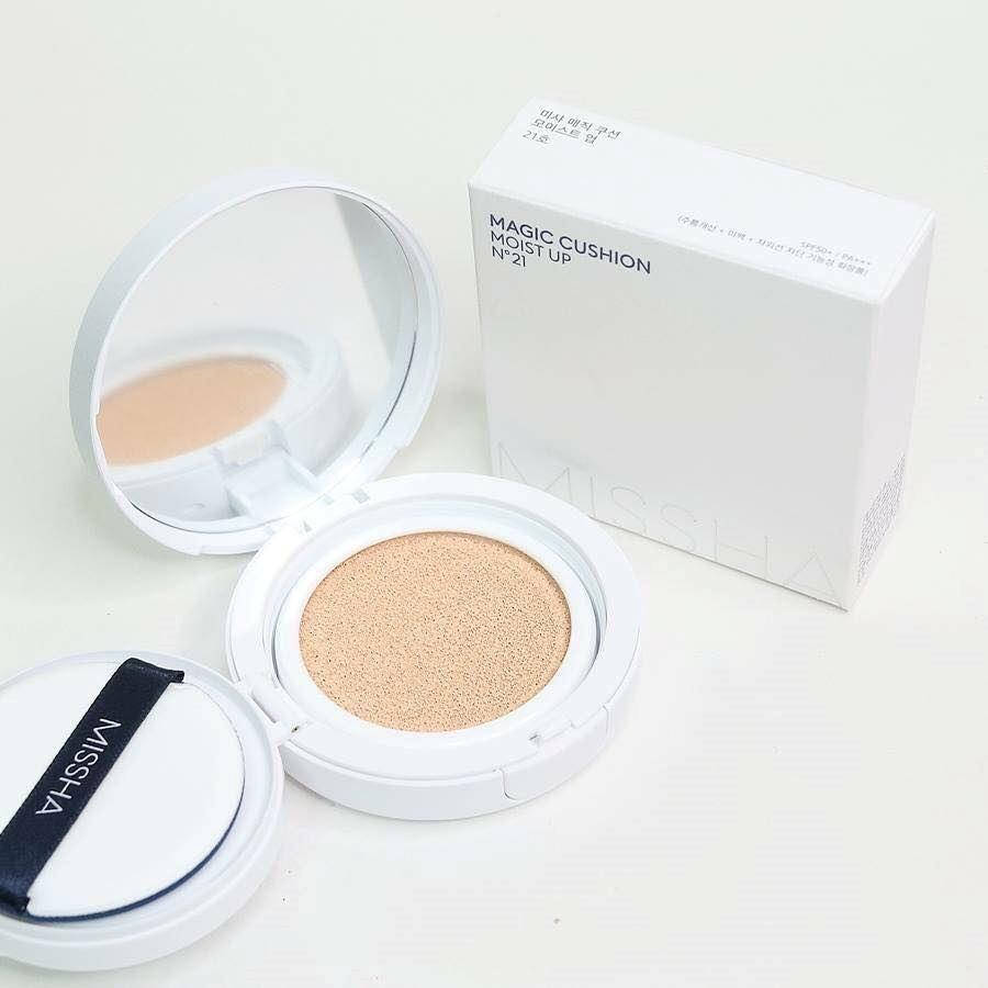 

Кушон #21 Missha Cushion Moist Up SPF50+/PA+++, оттенок 21
